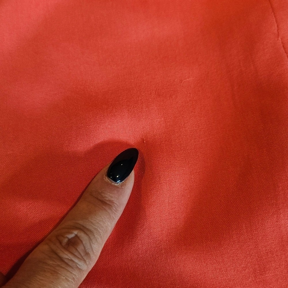 Knight Ltd Vintage‎ 100% Silk Shift Dress Coral Pink Sleeveless Scoop Neck Sz 14 - Picture 10 of 11